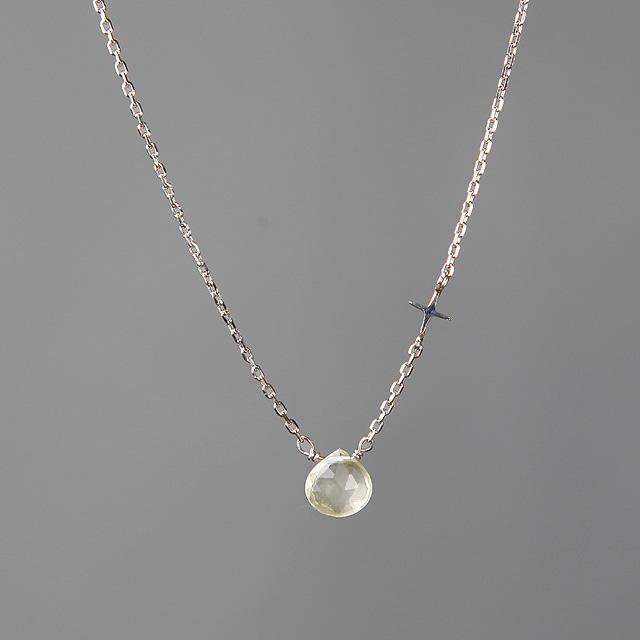 빌리디타스 레몬쿼츠 실버 목걸이 Viriditas Lemon Quartz Necklace,Silver