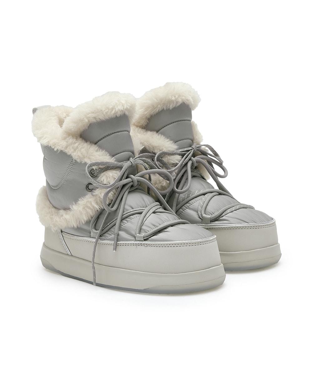 [NEW 10%] COCOON PADDED BOOTS - GREY