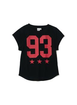 [WOMEN] 93 CIAO PRINTED SHORT SLEEVE TEE_BLACK