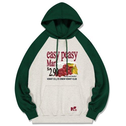 PEASY MART 레글런 후드티
