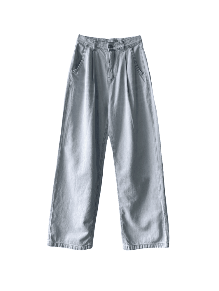 Pintuck Light Denim
