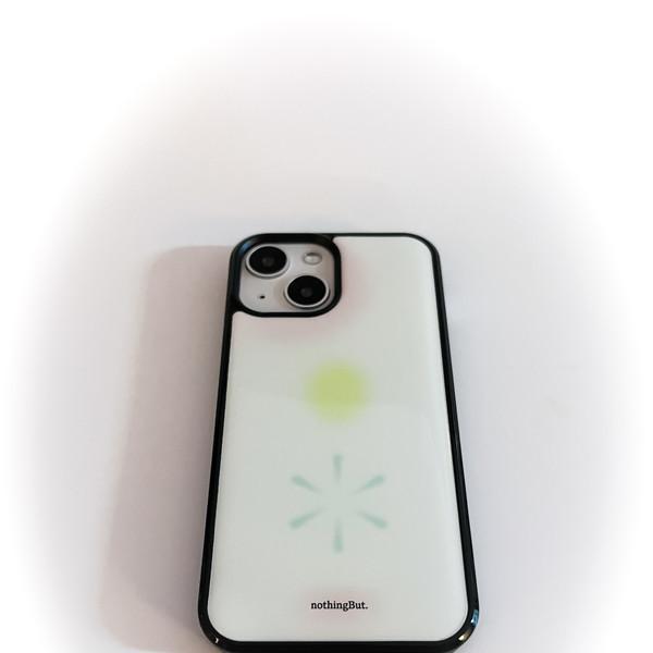 blurry flowers (bluegreen)  - epoxy