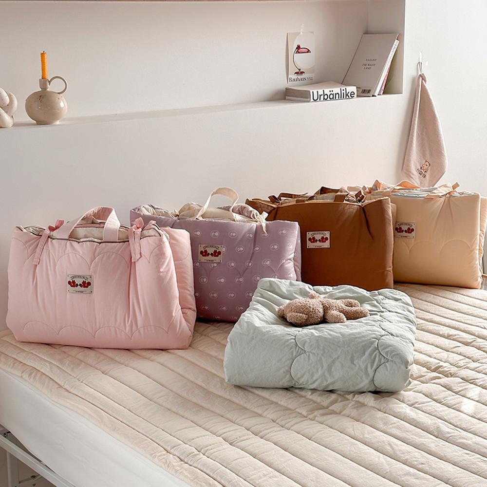 올포홈 구르미 고밀도면 어린이집 양면 베개 일체형 낮잠패드 이불 등원준비물