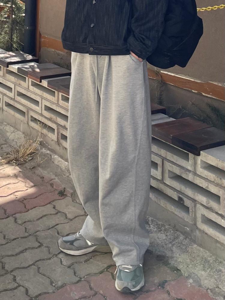 Signal pintuck pants 남자 여자 시그널 원턱 핀턱 스웻 추리닝 팬츠