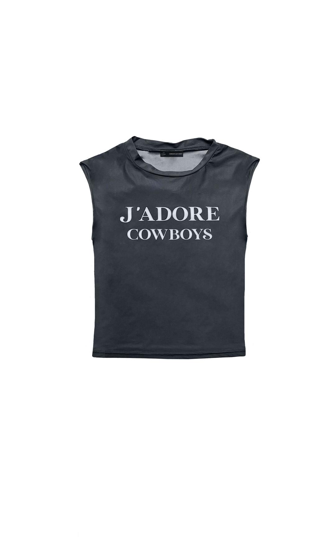 J'ADORE COWBOYS TANK - XS