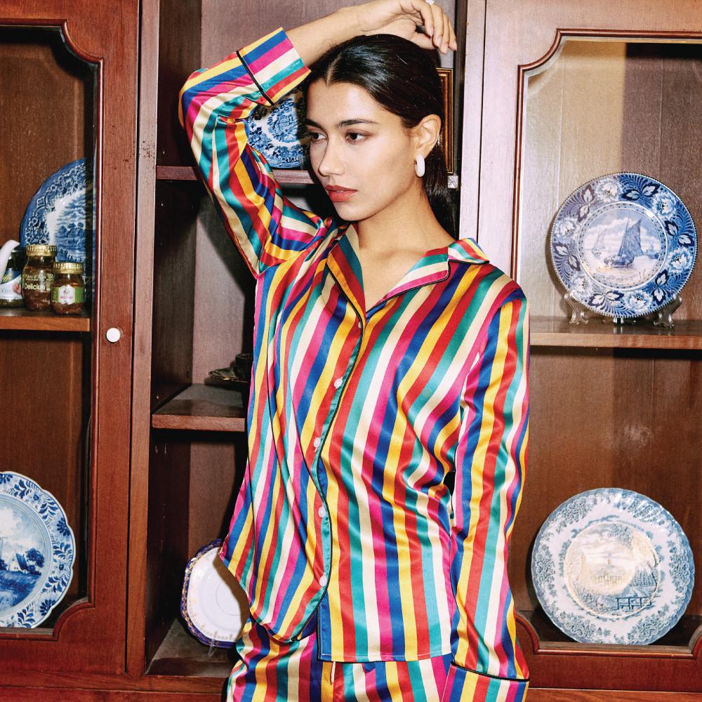 [플라이어웨이] 색동 파자마 세트 Saekdong pajamas set