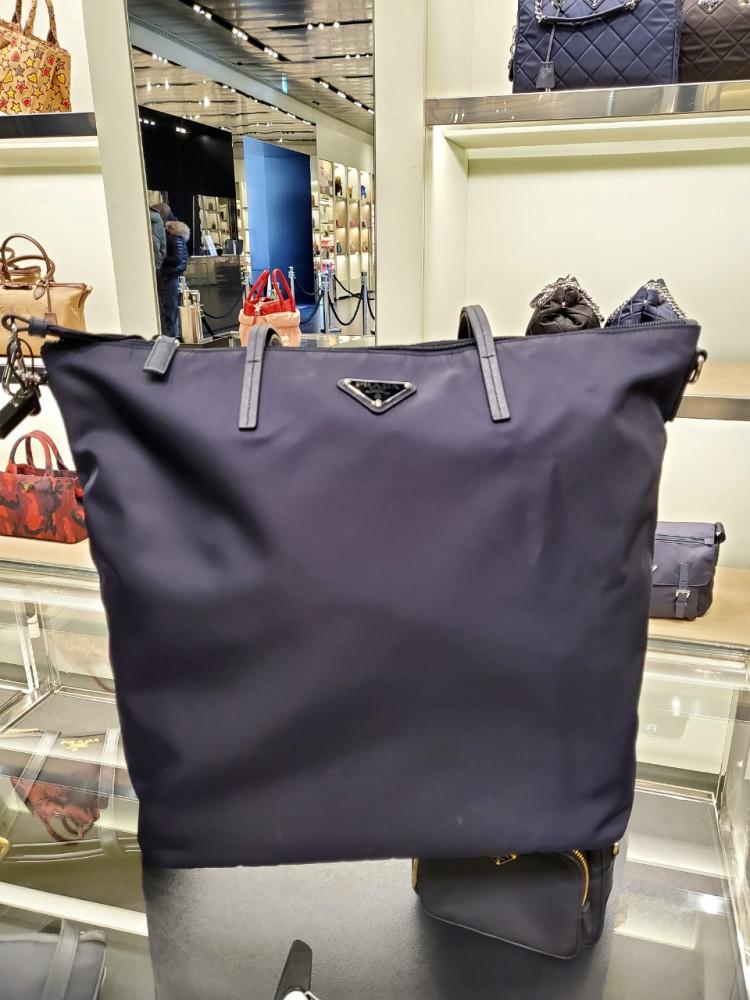 프라다 테수토 포코노 삼각로고 쇼퍼백 1BG189 ZOT