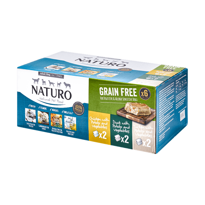 내추로 그레인프리 캔 400g x 6개입 버라이어티팩