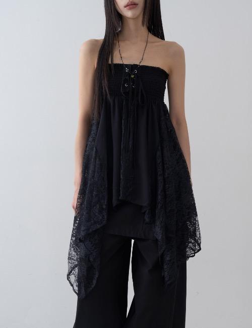 corset lace skirt top