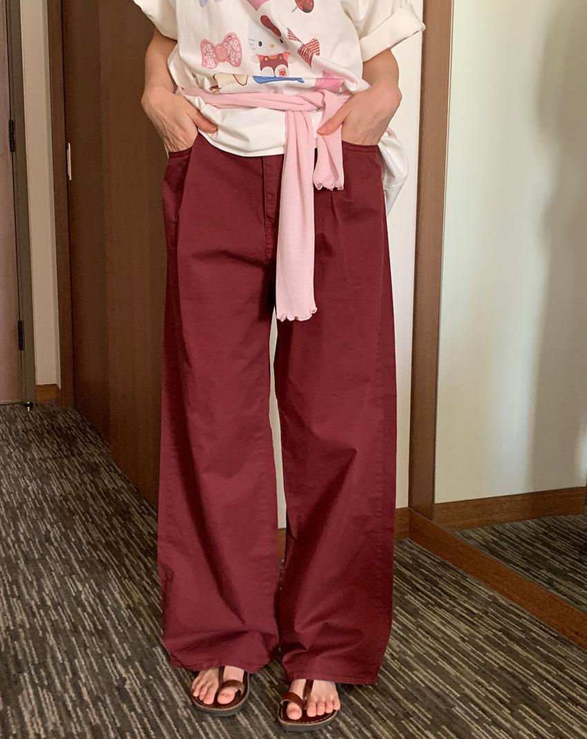 디버 코튼 와이드 팬츠 7color!