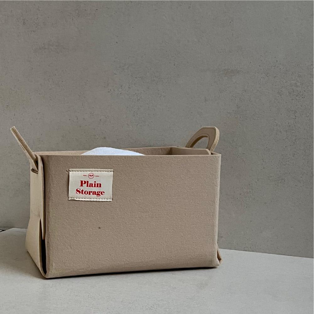 펠트 바스켓 장난감정리함 바구니 먼지없는 아이방 스토리지 보관함 S사이즈 수납함 교구