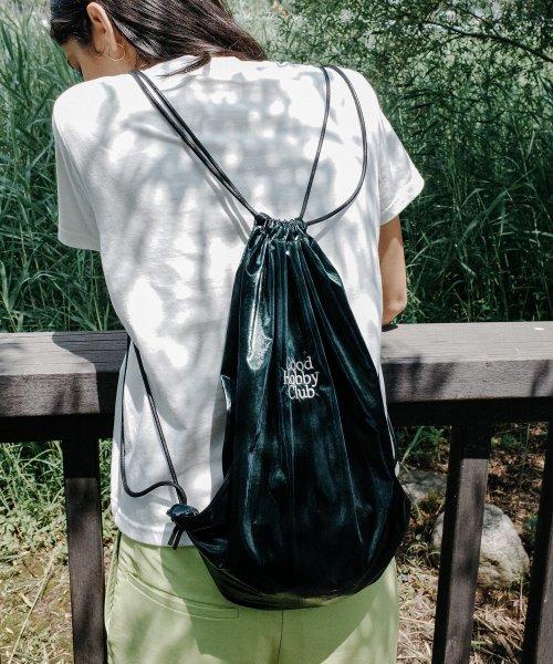 글로시 스트링 백_DEEP GREEN