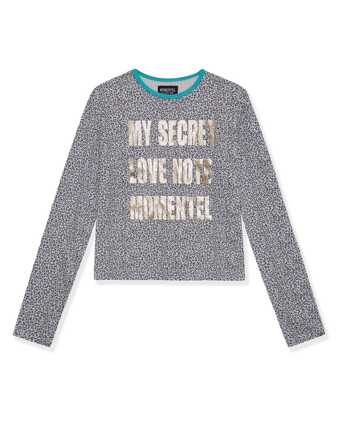 Secret Love Note Leopard T-shirt