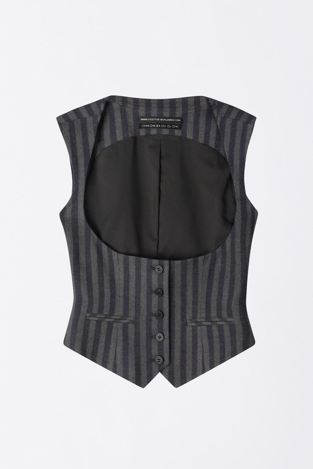 Classic Stripe Vest Navy