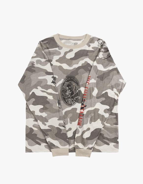 Tuewid Oversized Longsleeve T-Shirts - Beige