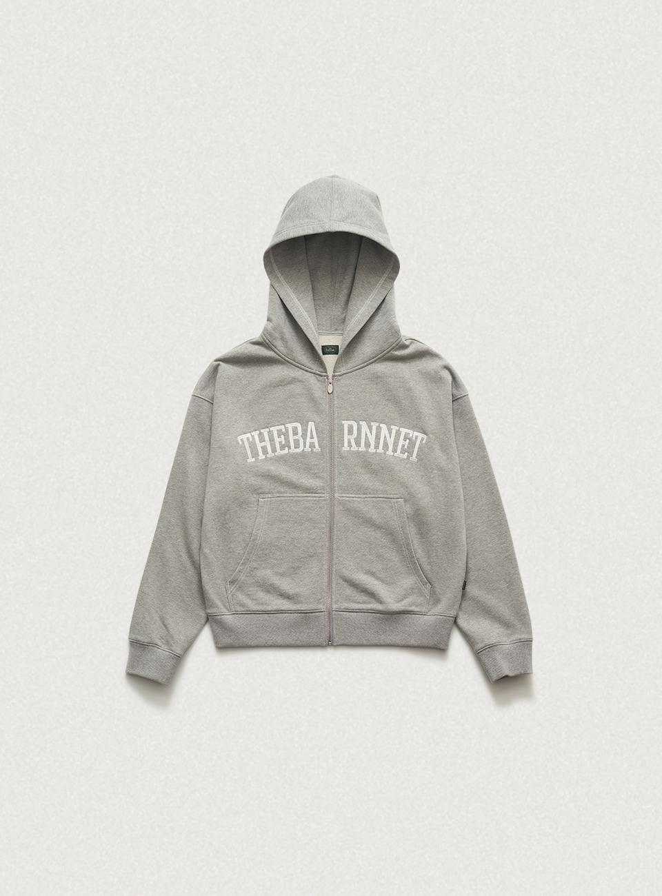 [3/10 14:00 KST OPEN] Grey Campie Sweat Zip-Up Hoodie Jacket