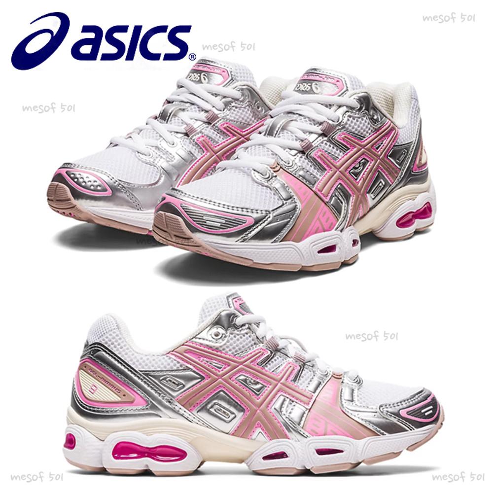 아식스 젤 님버스 9 실버 핑크 White Pure Silver