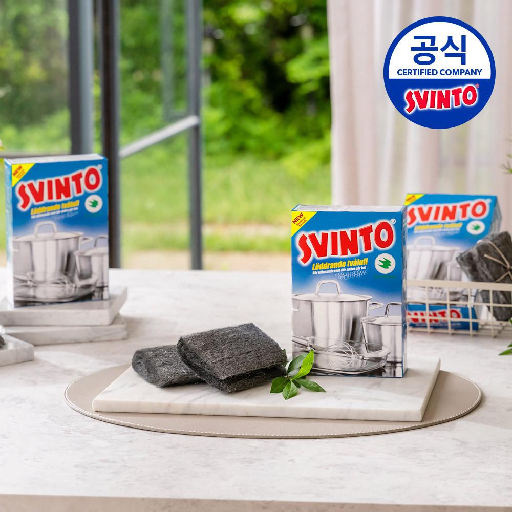 NEW 스빈또 탄냄비 만능 욕실 찌든때 제거 스틸울 세척 수세미 100g 3개