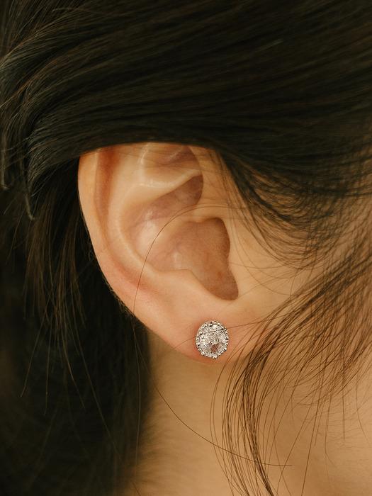 [Silver925] Methoni Oval Earrings