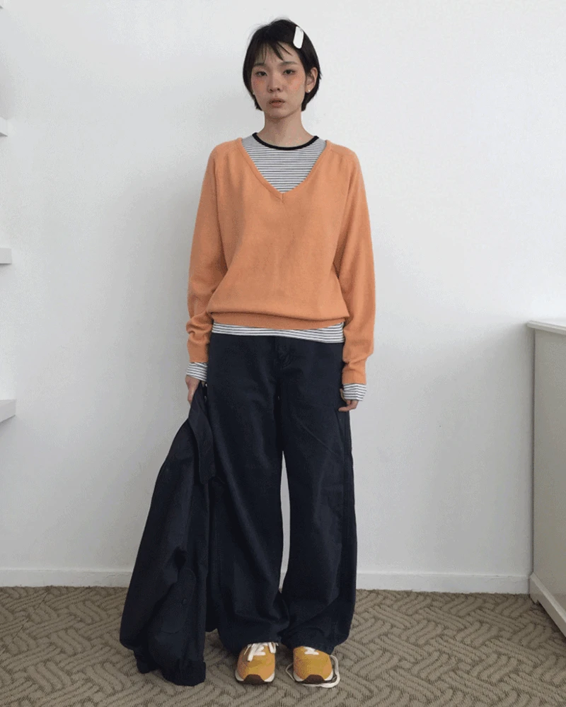 [MD추천]리버티 V 니트 (4color)