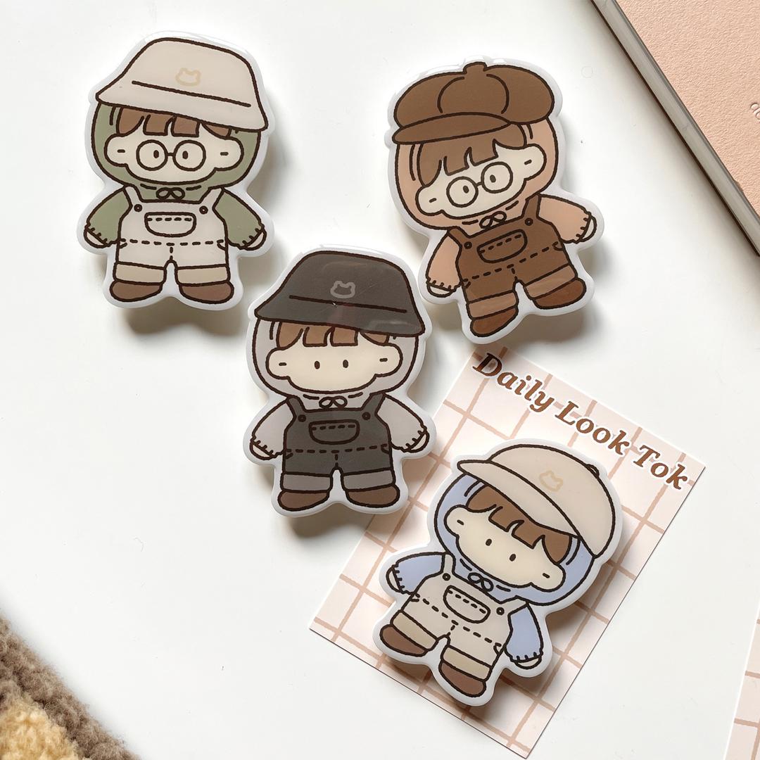 [팔베개] 후드득 데일리룩 스마트톡 4종