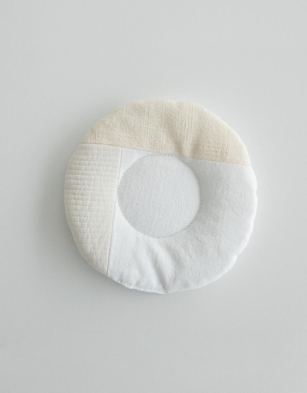 누빔 조각 티 코스터 (원형)