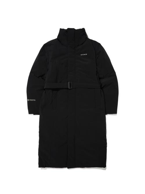 캐시미어 코트 여성 W/S 롱 다운 자켓_Black