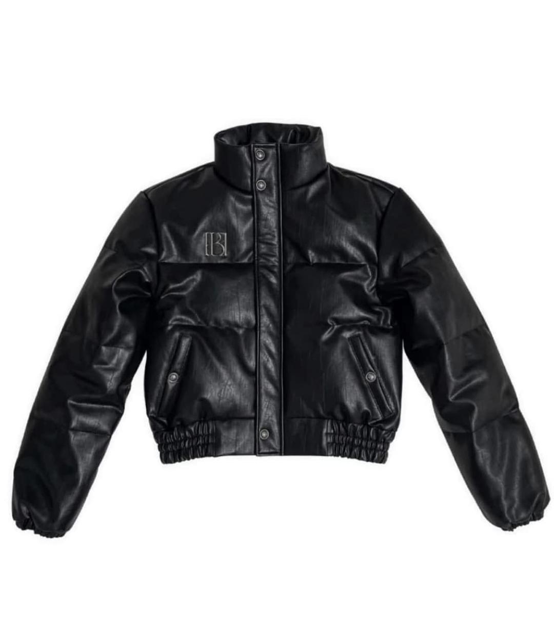 보헤미안서울 덕 다운 메탈로고 레더패딩 | 후루츠패밀리