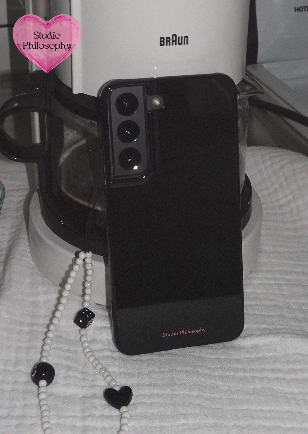 (❋StuPhy) PHILOSO BLACK CASE