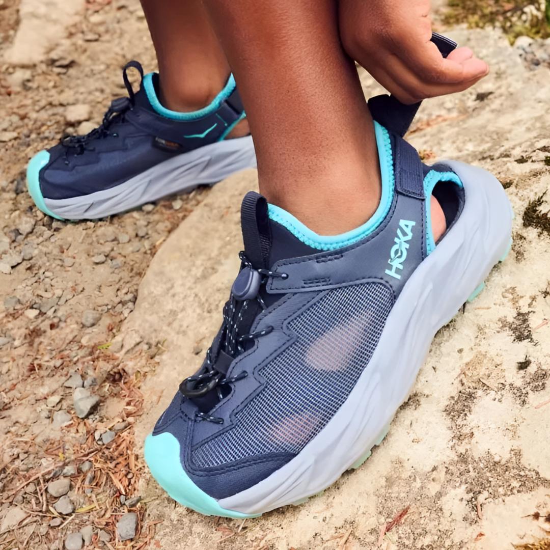 호카 샌들 호파라2 GS 키드 씨엘로 블루 더스크