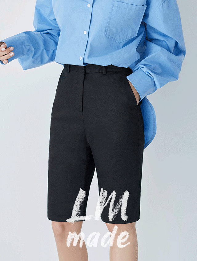 💗여름신상💗국내제작👍S-XL[MADE] 코튼 슬림 스판 하프 5부 바이커 팬츠 PF17B2 빅사이즈 반바지 버뮤다 면 데일리 나들이 피크닉 여행 룩 당일