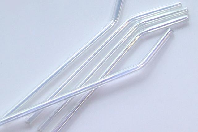 1+1 미스틱 오로라 홀로그램 꺾임 빨대 (1P)