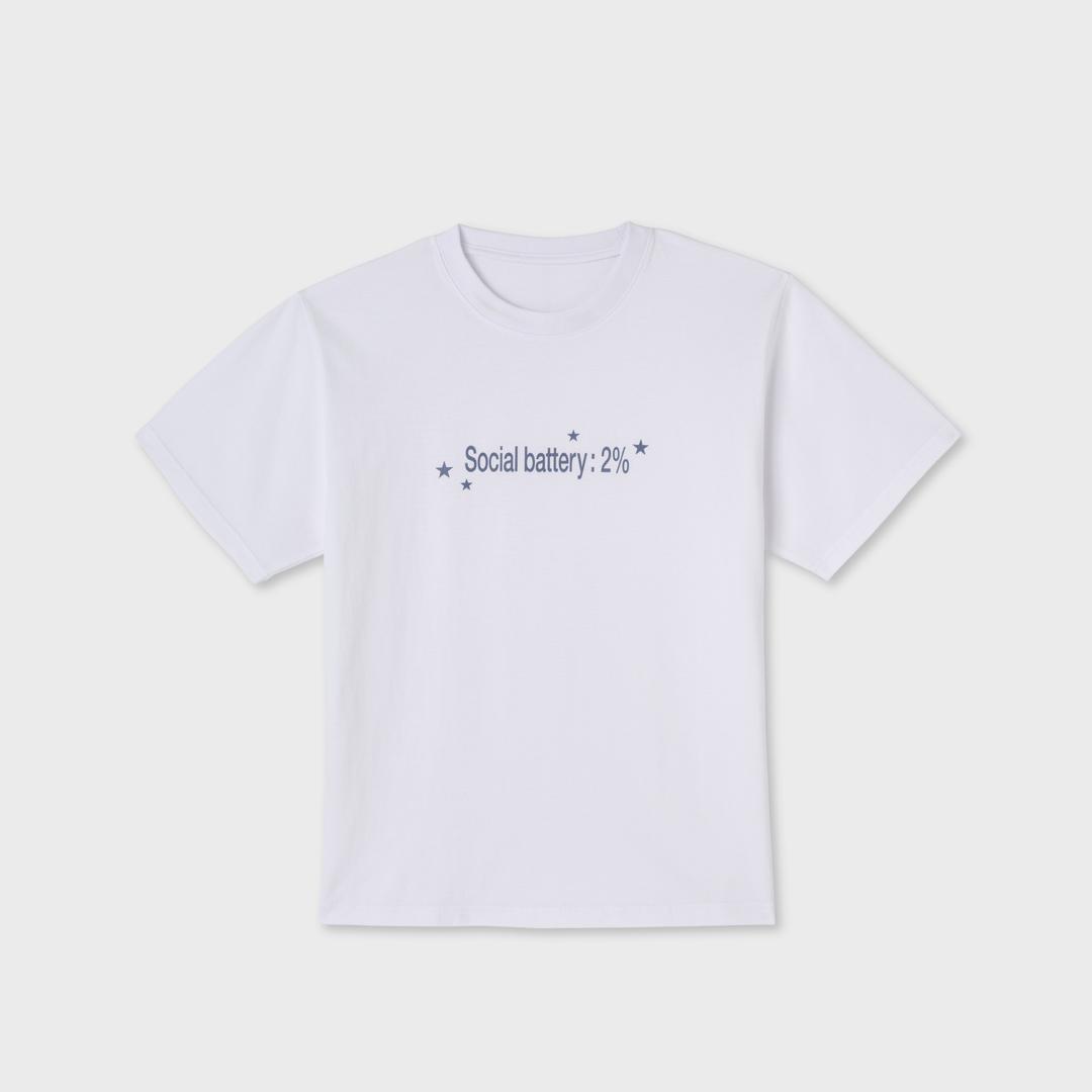 Social Low Tee (WHITE)