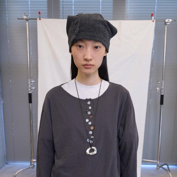 Button Long Sleeve (Charcoal)