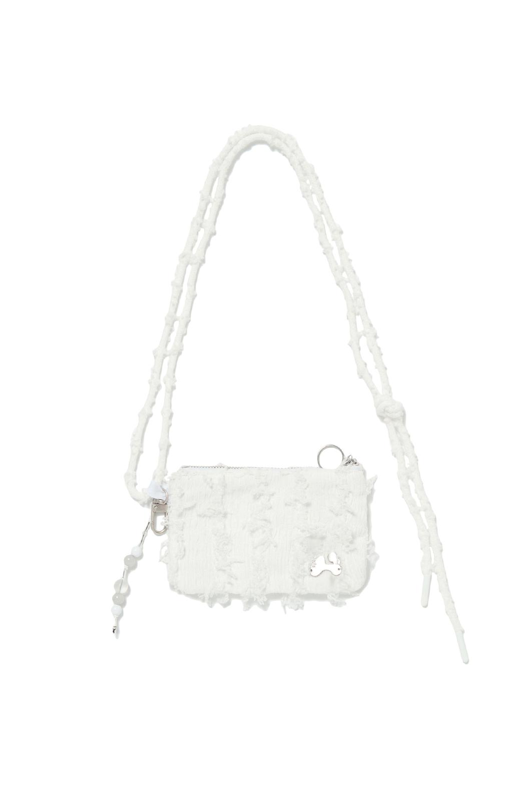 Cross mini wallet (White)