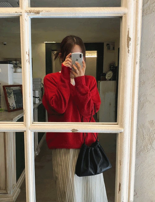 [베이지 바로배송]론 울 오버핏 니트