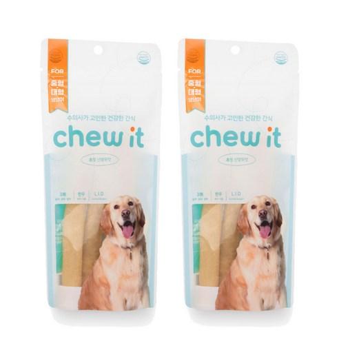잇츄 츄잇 한우껌 점보 중대형견용 덴탈껌, 산양유, 90g, 2개 - 덴탈껌 | 쿠팡