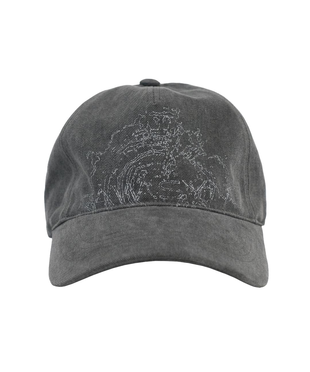 [10/15 예약 배송] WASHED ARCANE BALL CAP [CHARCOAL]