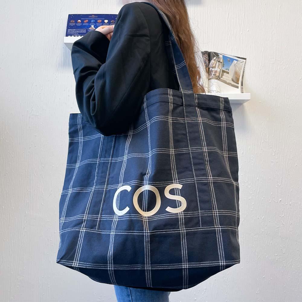 코스 유틸리티 토트백 캔버스백 숄더백 에코백 네이비 1214024003