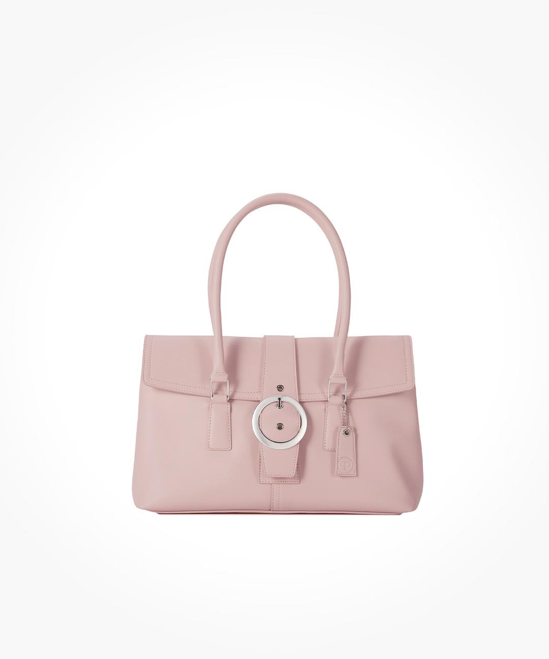 ROUND BELT SHOULDER BAG(CREAM PINK)