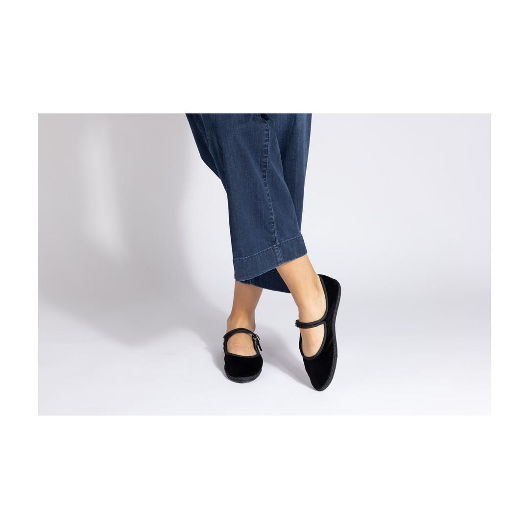 Mary Jane Black Velvet