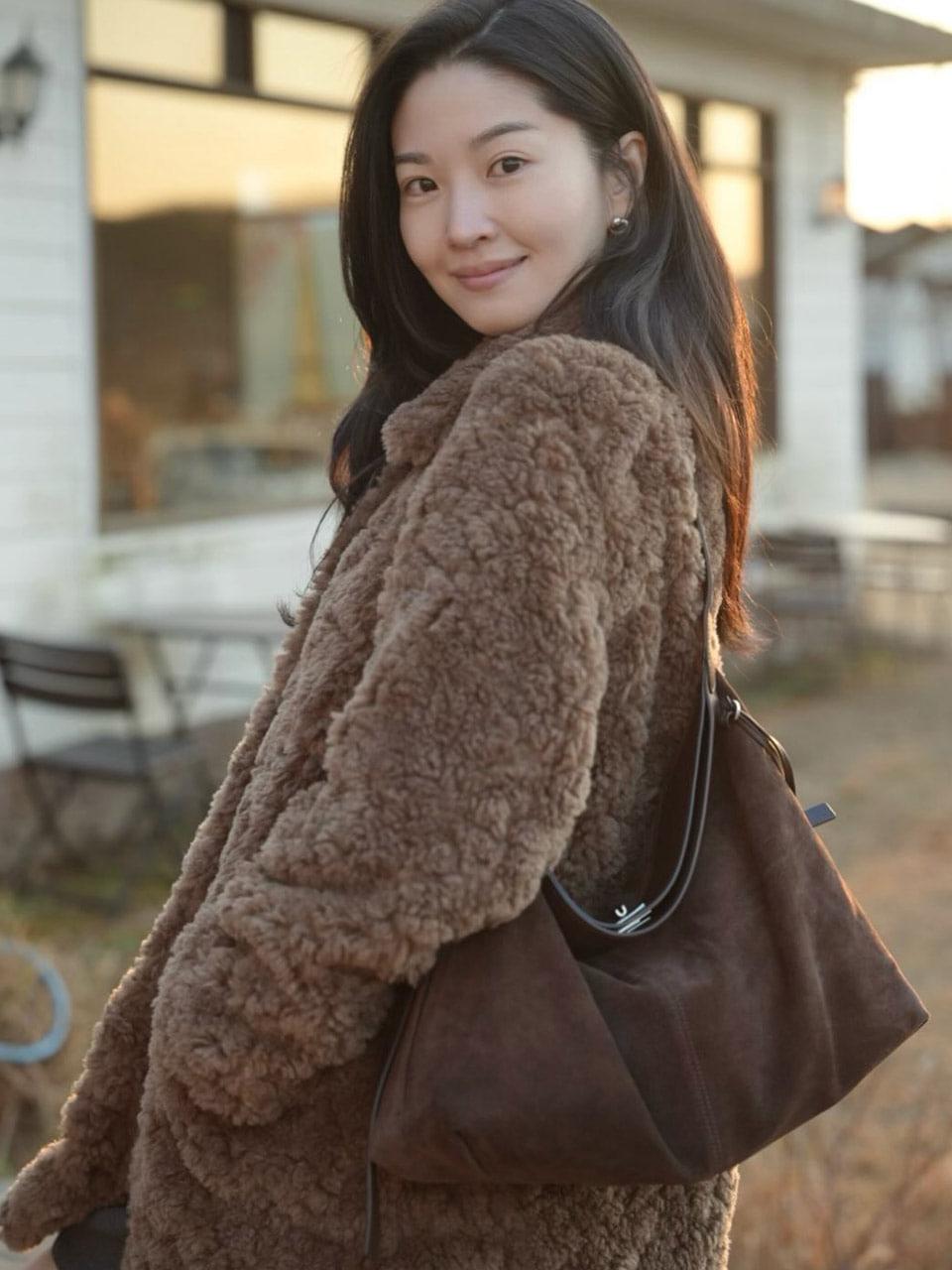 셀리 숄더백 스웨이드 LW5AD4650_LV