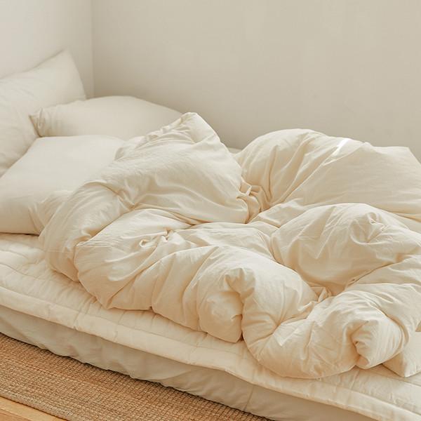 [코르] 광목 30수 차렵이불 아이보리  (-30% SEASON OFF)