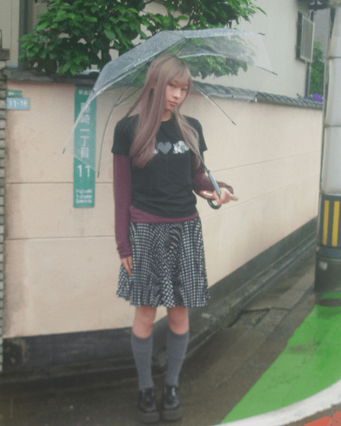 Angel dot t-shirt black ପ ♡ ଓ