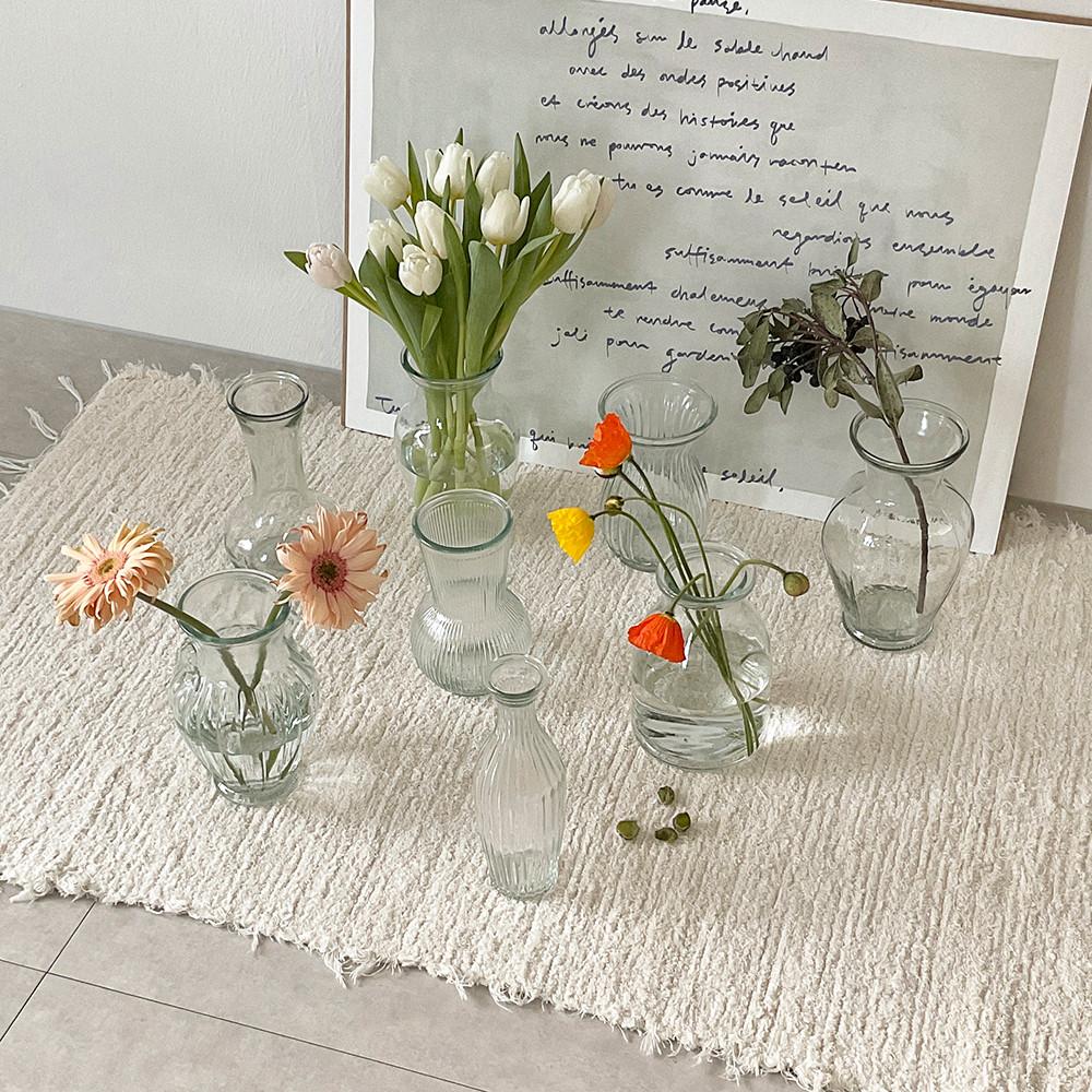 모스 빈티지 유리 화병 꽃병 글라스 오브제 인테리어 소품 8type