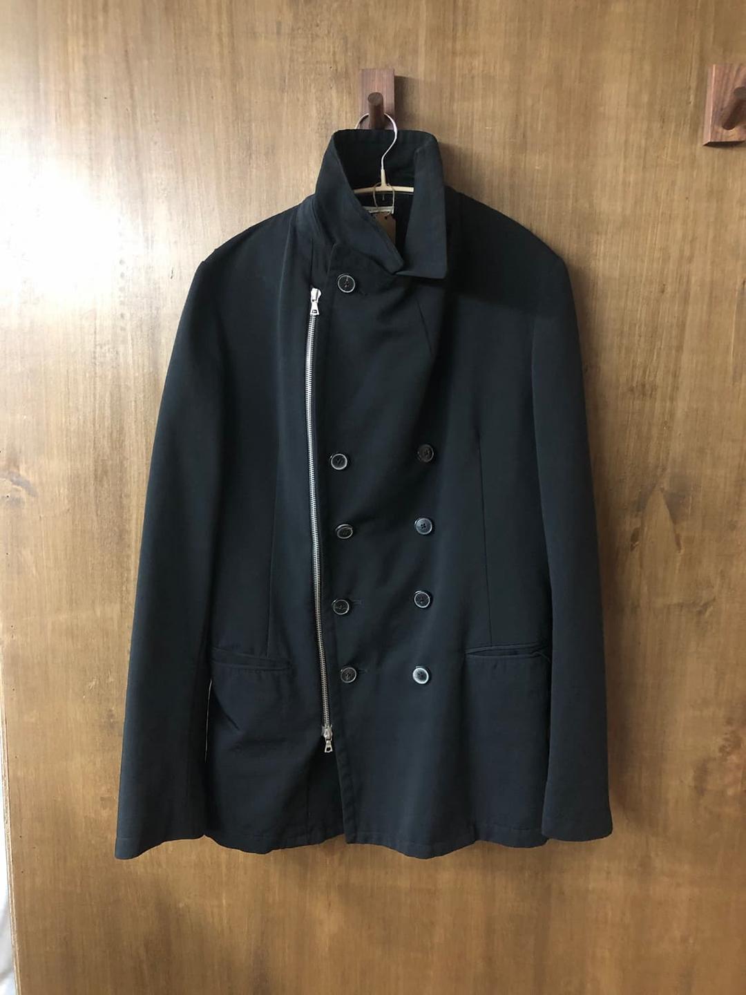 Dries van noten 지퍼 디테일 피코트 48 | 후루츠패밀리