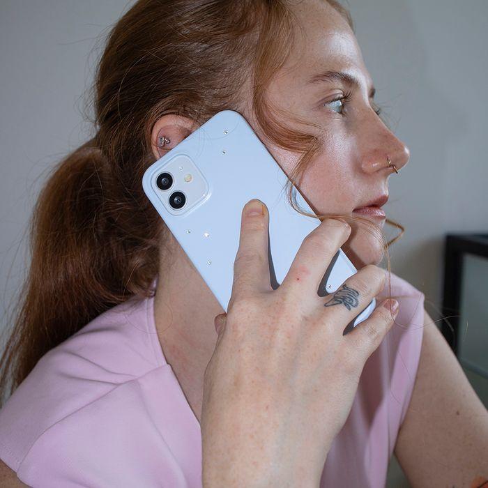 Sparkle iPhone Case_ Soft Blue (무광 하드) 아이폰케이스