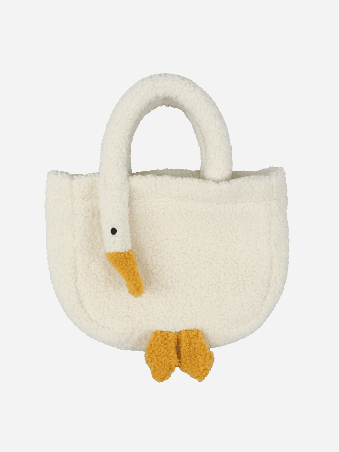 Aelfric Eden Cute Goose Sherpa Bag - Beige / ONE