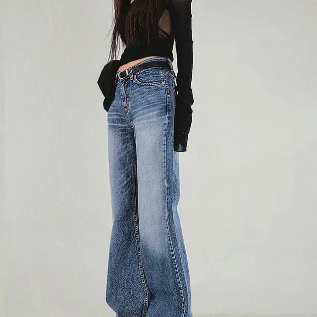 PURE CAT SEMI WIDE BOOTCUT DENIM PANTS 퓨어 캣 세미 와이드 부츠컷 데님팬츠