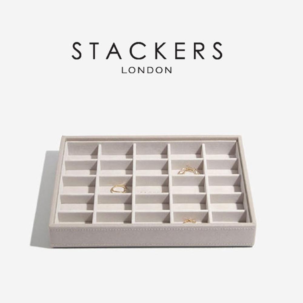 스태커스 코리아 프리미엄 주얼리보관함 하단 개별상품 25칸 Taupe